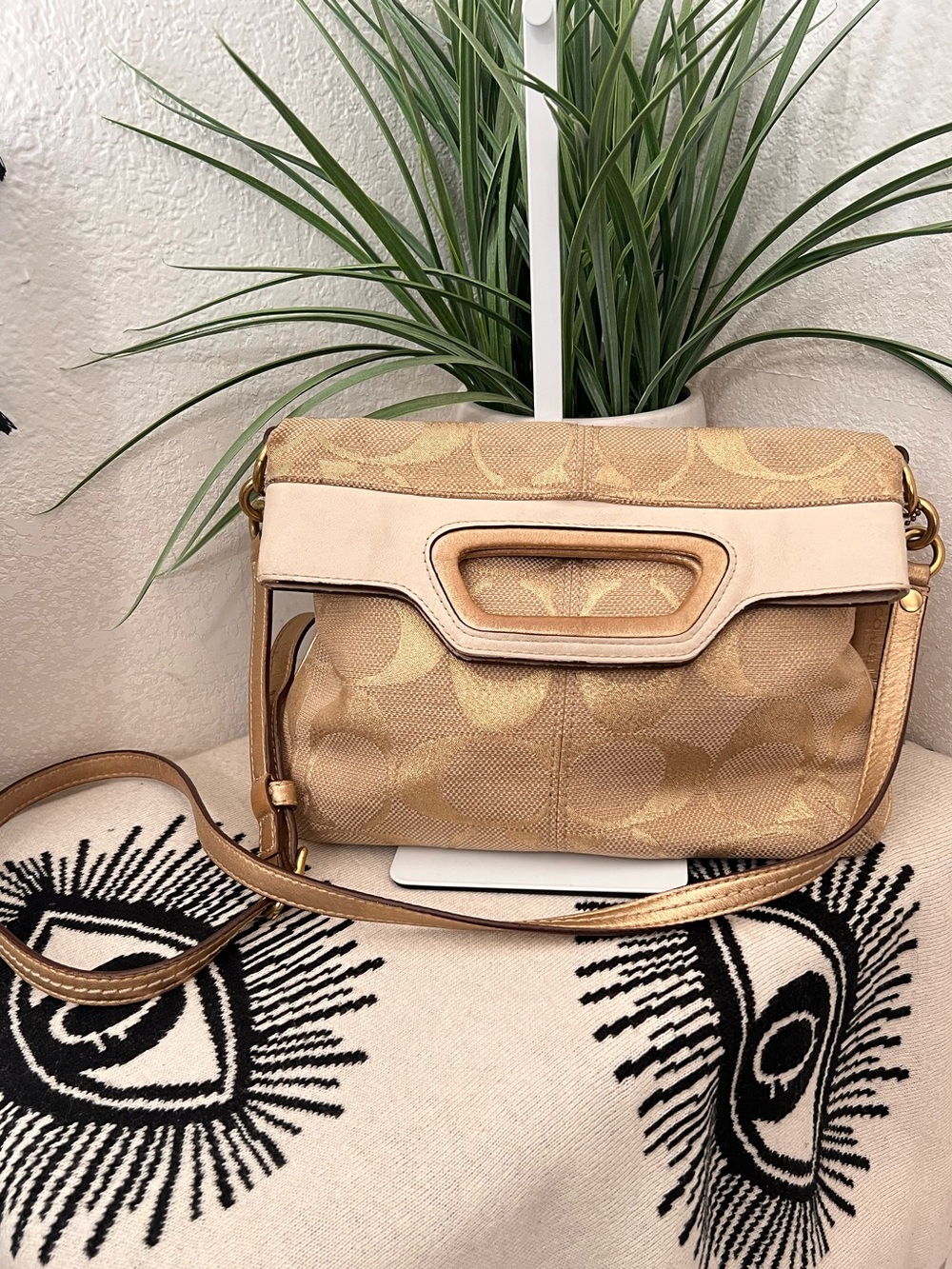COACH Bonnie Cashin Foldover Crossbody Bag M0867-13395